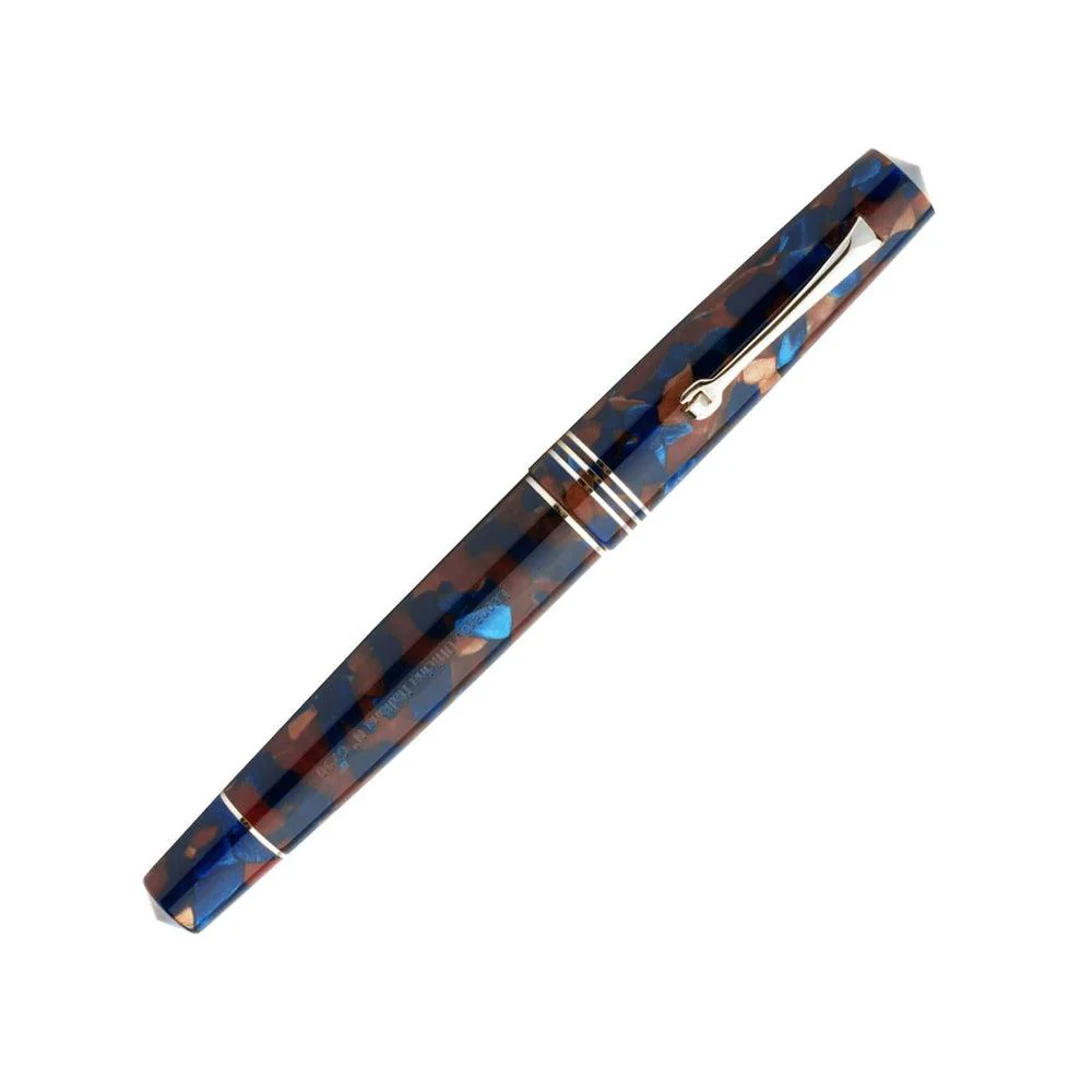 Leonardo Fountain Pen - Momento Zero (14K Gold) - Pietra Marina (Sea Stone) - Image 4