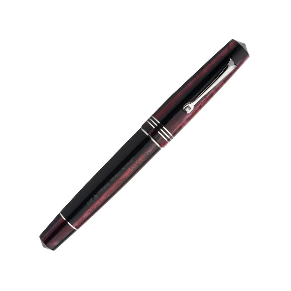 Leonardo Fountain Pen - Momento Zero (14K Gold) - Prugna (Prune) - Image 2