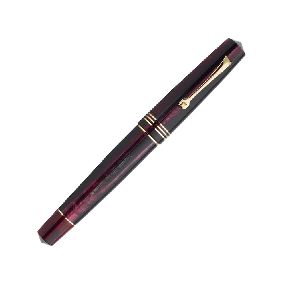 Leonardo Fountain Pen - Momento Zero (14K Gold) - Prugna (Prune) - Image 4