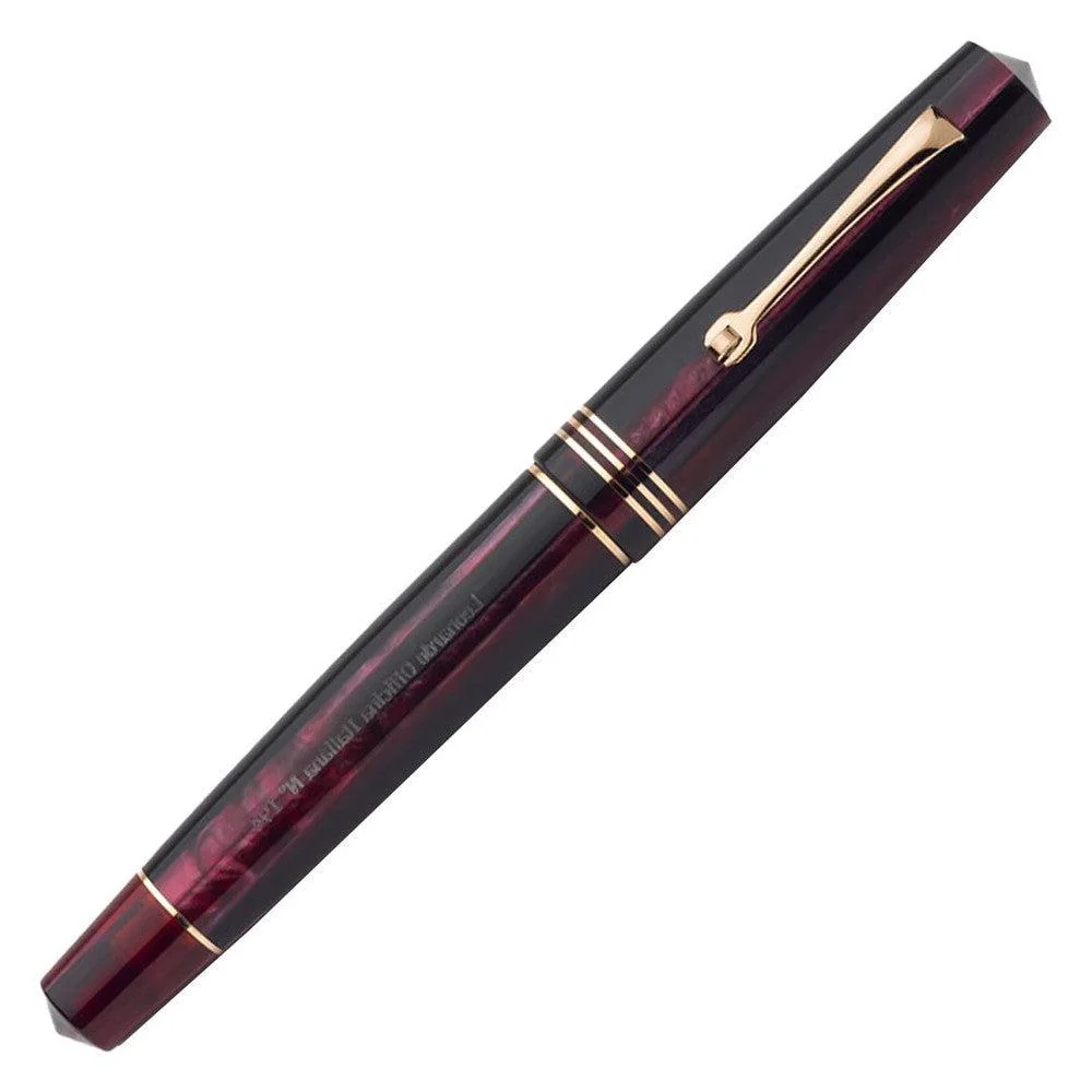 Leonardo Fountain Pen - Momento Zero (14K Gold) - Prugna (Prune) - Image 6