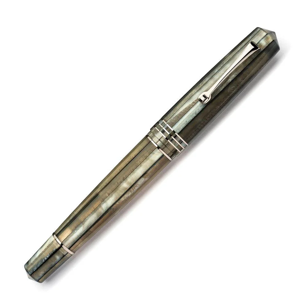 Leonardo Fountain Pen - Momento Zero Grande 2.0 (Stainless Steel) - Image 3