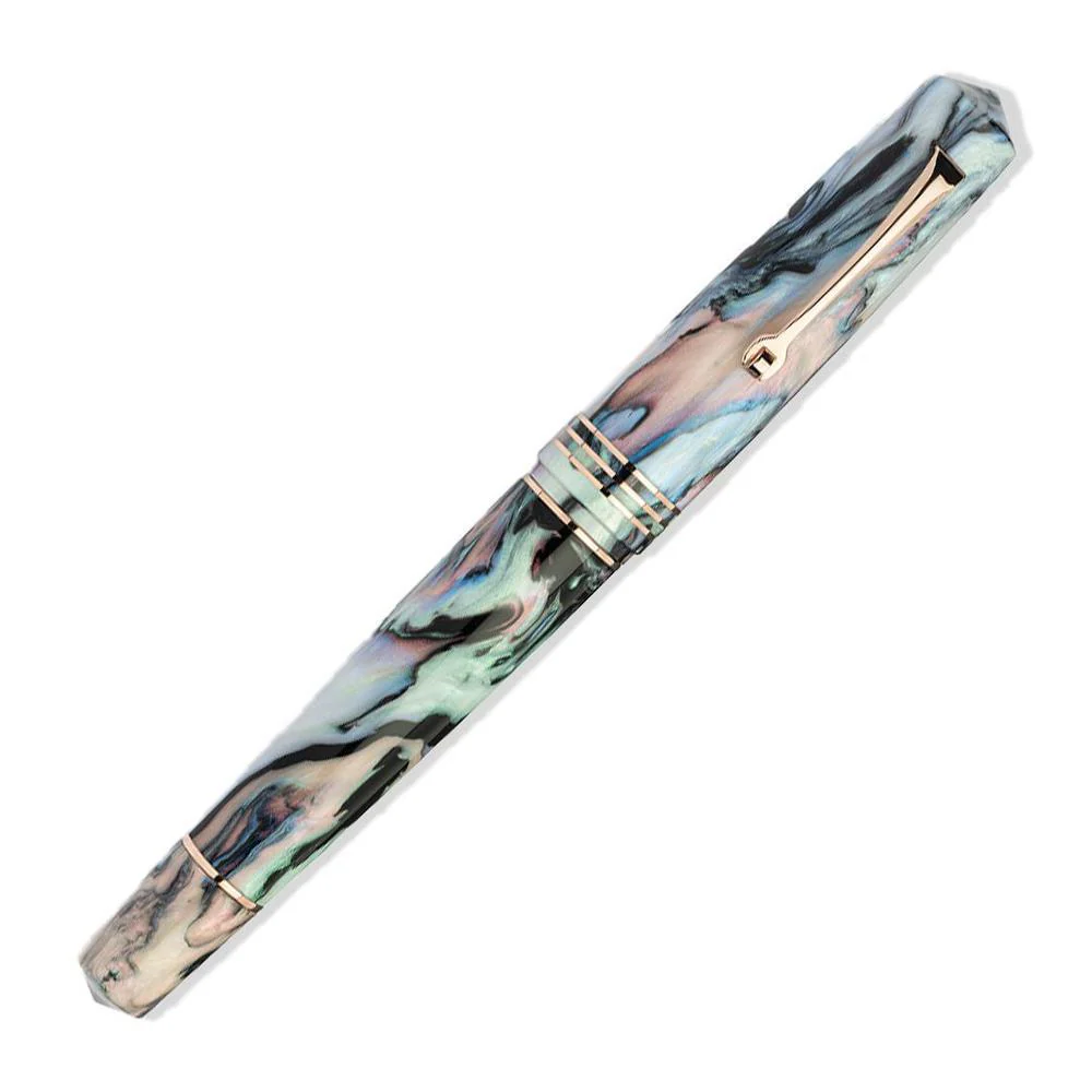 Leonardo Fountain Pen - Momento Zero Grande 2.0 - The Power of Flower (6mm, Stainless Steel) - Limited Edition (2025) - Image 7