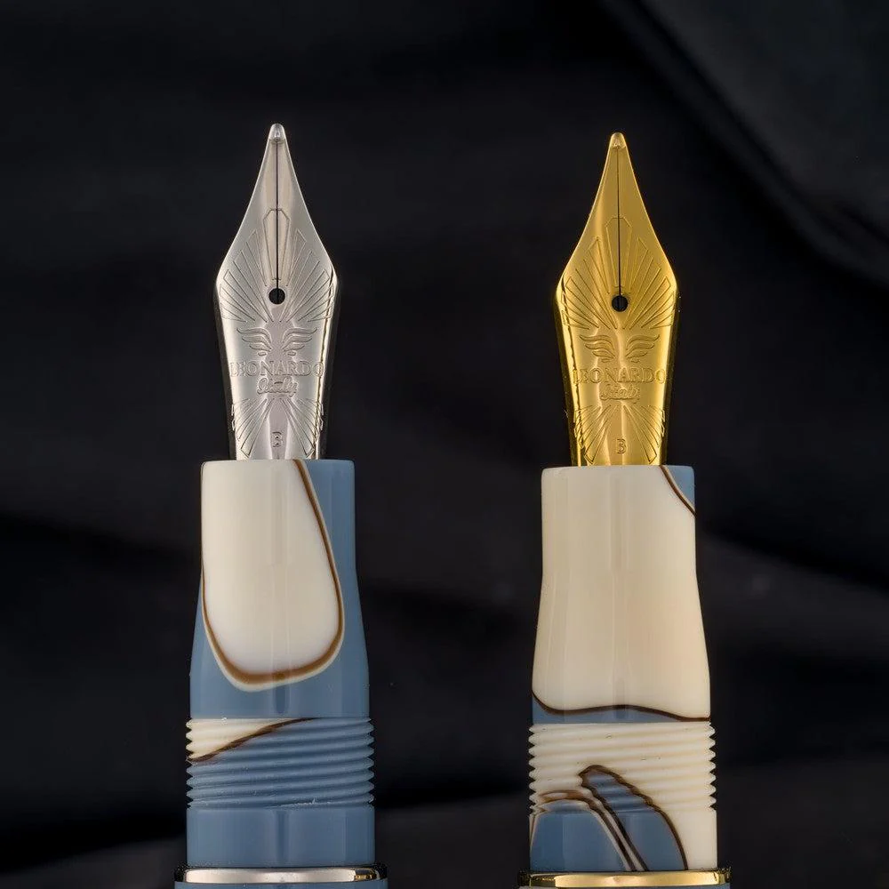 Leonardo Fountain Pen - Momento Zero Nuvola (Stainless Steel) - Image 2