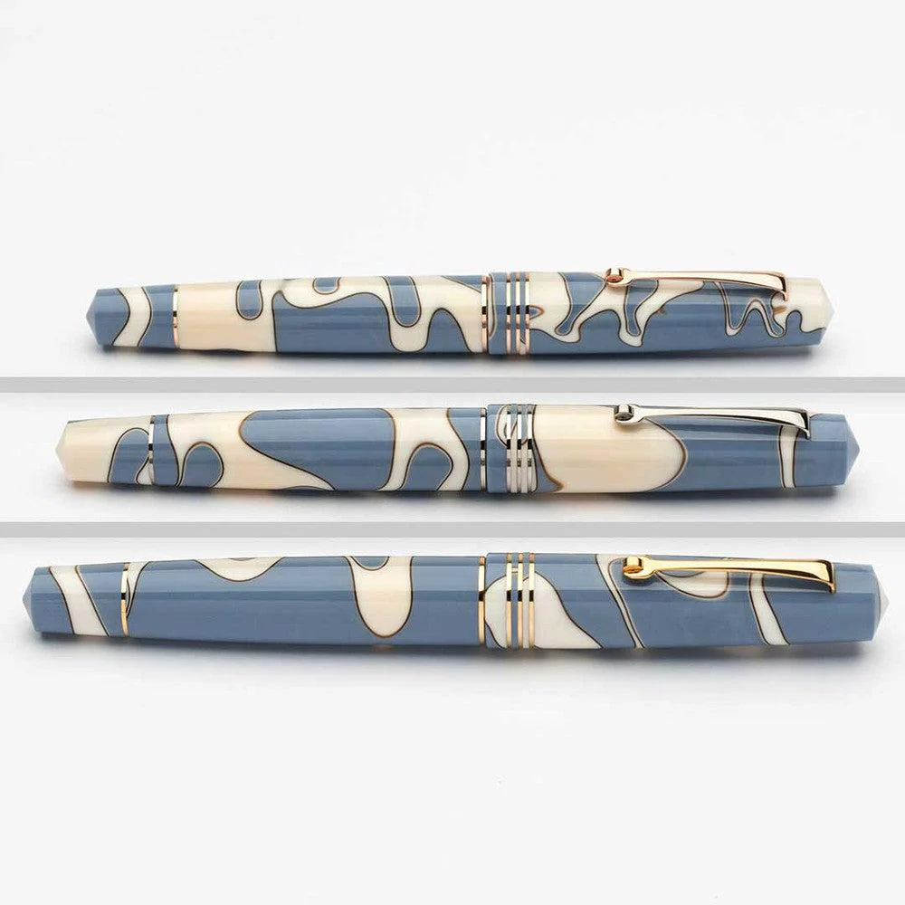 Leonardo Fountain Pen - Momento Zero Nuvola (Stainless Steel) - Image 3