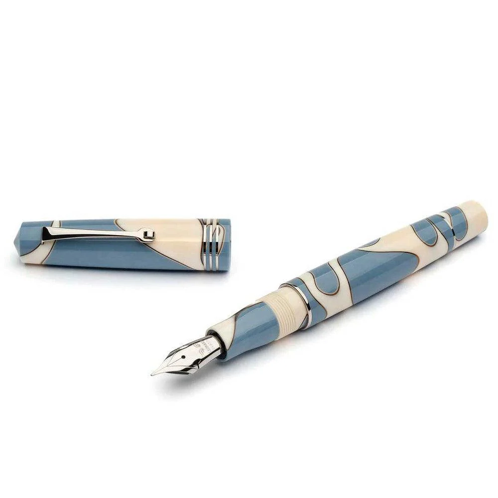 Leonardo Fountain Pen - Momento Zero Nuvola (Stainless Steel) - Image 8
