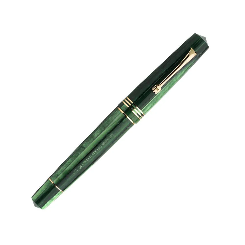 Leonardo Fountain Pen - Momento Zero (Stainless Steel) - Alga - Image 3