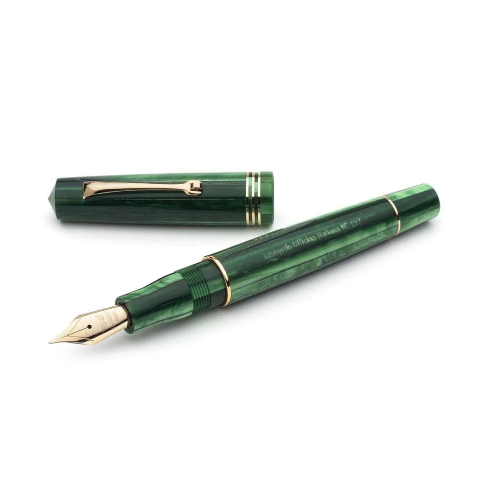 Leonardo Fountain Pen - Momento Zero (Stainless Steel) - Alga - Image 4