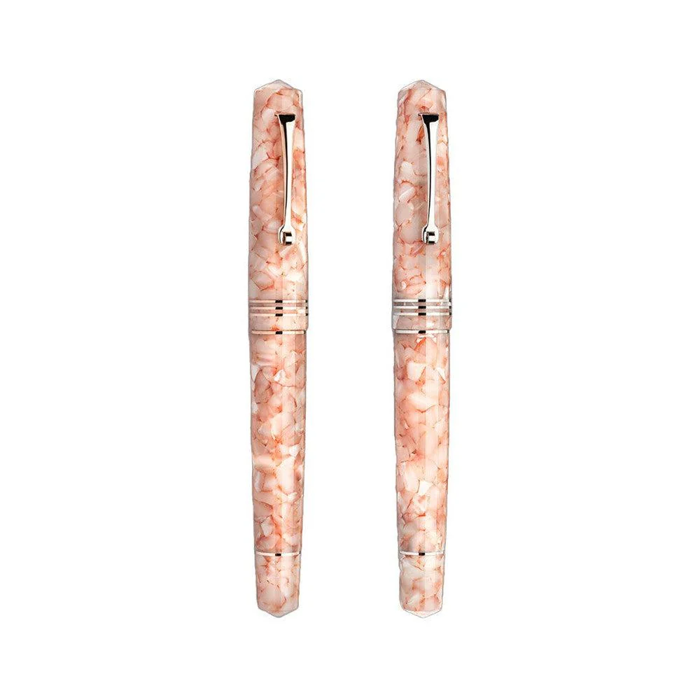 Leonardo Fountain Pen - Momento Zero (Stainless Steel) - Angel Skin - Image 2