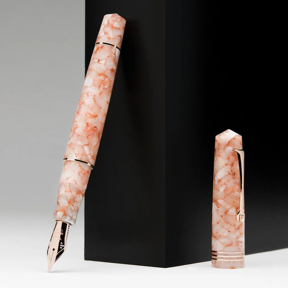 Leonardo Fountain Pen - Momento Zero (Stainless Steel) - Angel Skin - Image 4