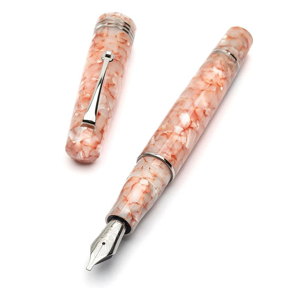 Leonardo Fountain Pen - Momento Zero (Stainless Steel) - Angel Skin - Image 7