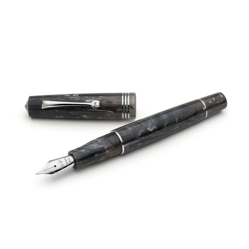 Leonardo Fountain Pen - Momento Zero (Stainless Steel) - Corno - Image 7