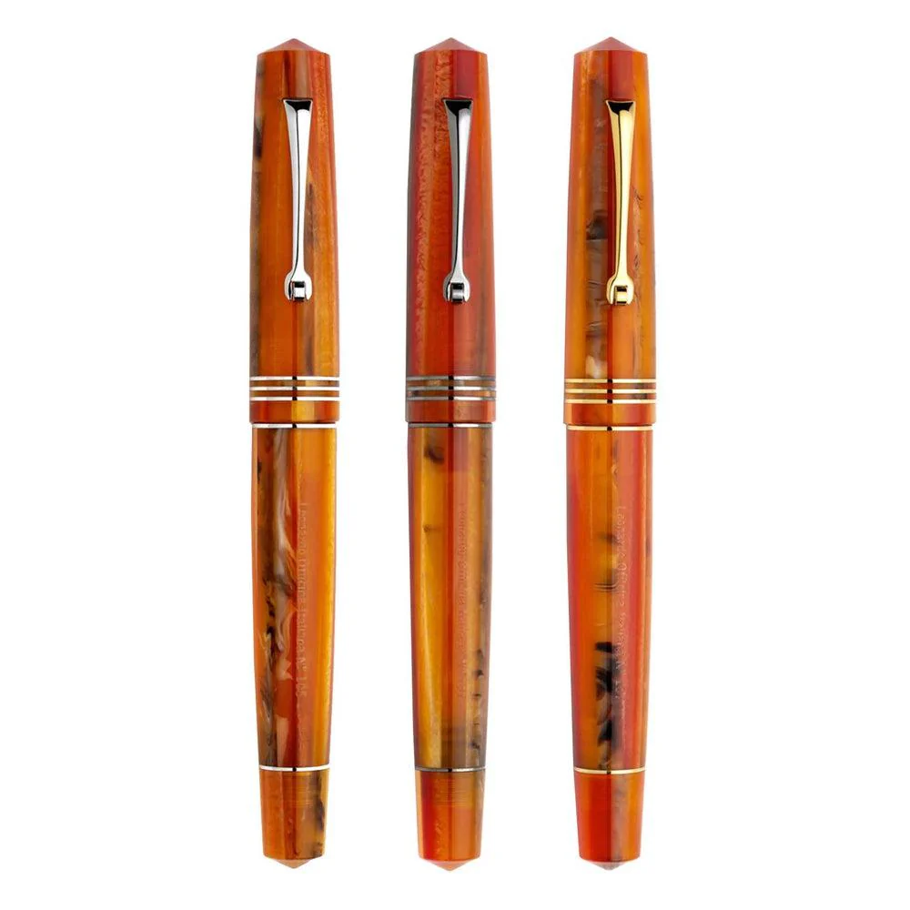 Leonardo Fountain Pen - Momento Zero (Stainless Steel) - Mango - Image 2