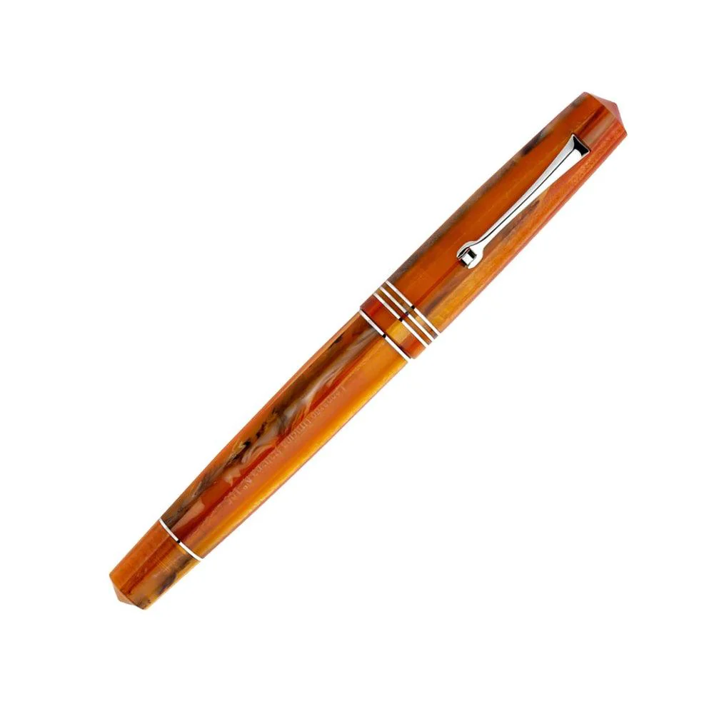 Leonardo Fountain Pen - Momento Zero (Stainless Steel) - Mango - Image 3