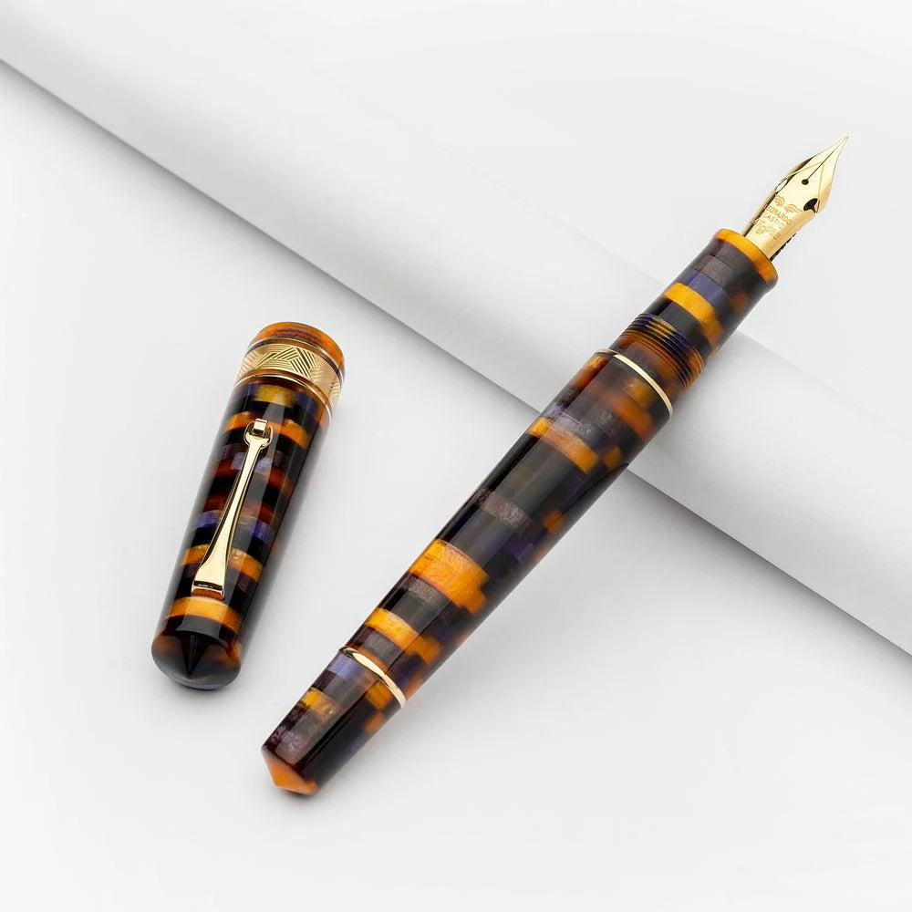 Leonardo Fountain Pen - Mosaico (14K Gold) - Image 24