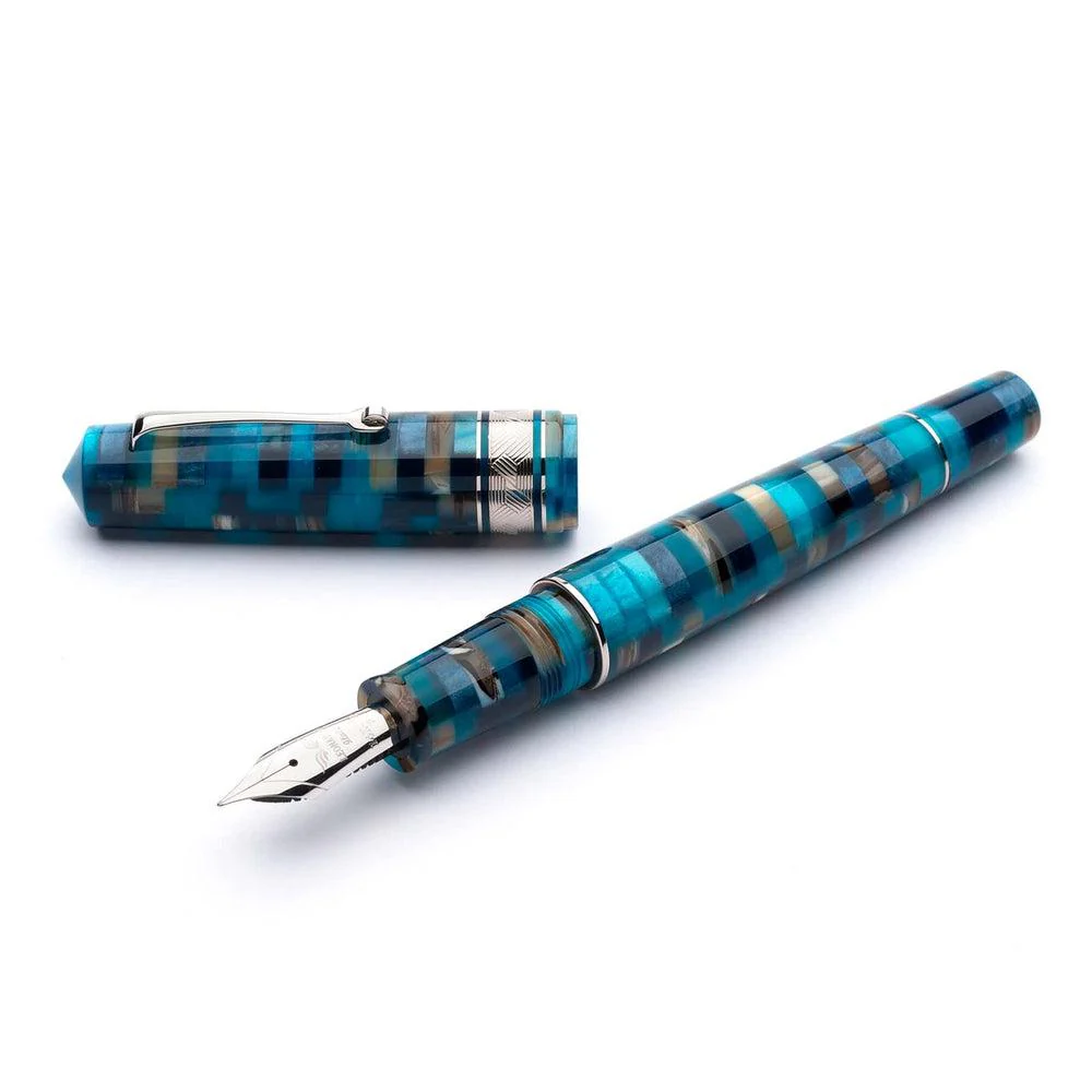 Leonardo Fountain Pen - Mosaico (Stainless Steel) - Image 10