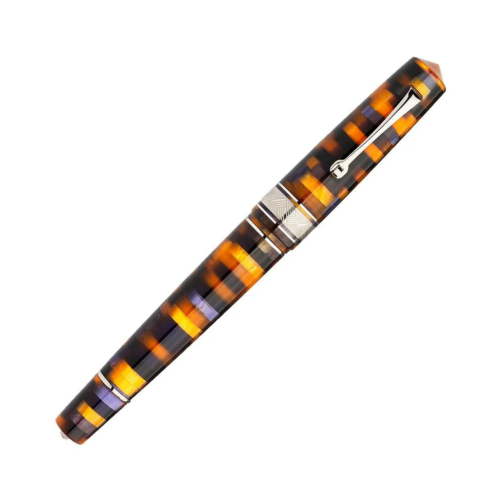 Leonardo Fountain Pen - Mosaico (Stainless Steel) - Image 15