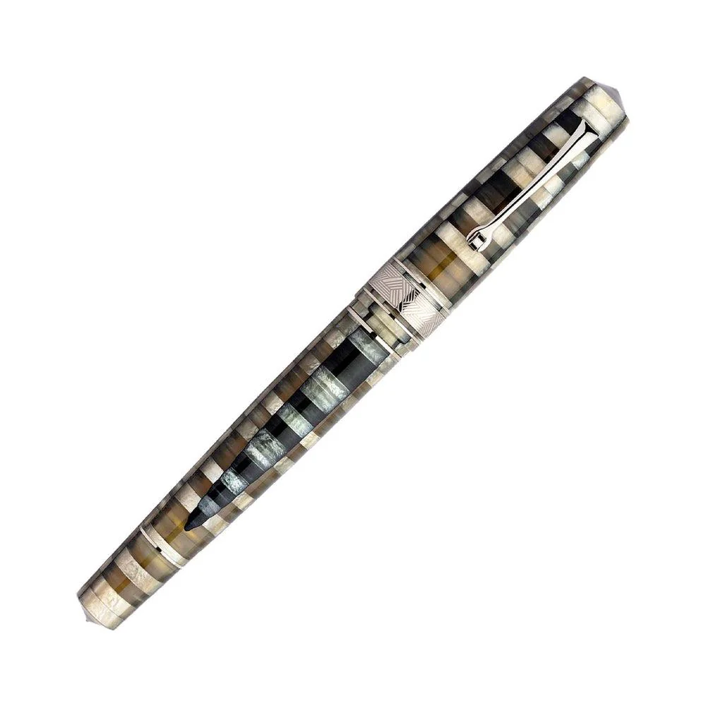 Leonardo Fountain Pen - Mosaico (Stainless Steel) - Image 5