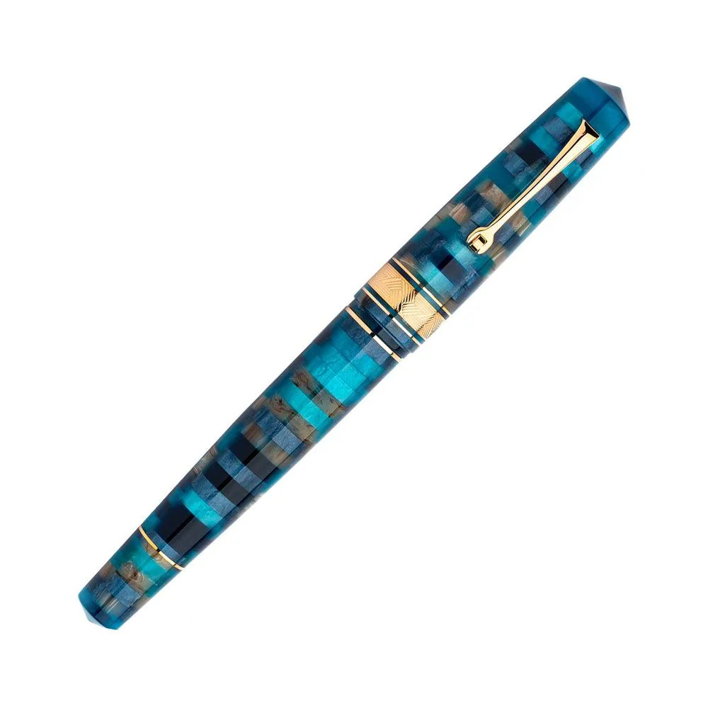 Leonardo Fountain Pen - Mosaico (Stainless Steel) - Image 6