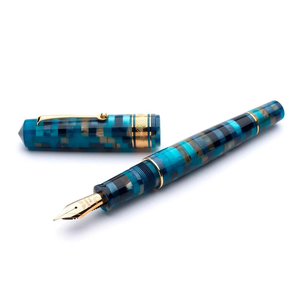 Leonardo Fountain Pen - Mosaico (Stainless Steel) - Image 8