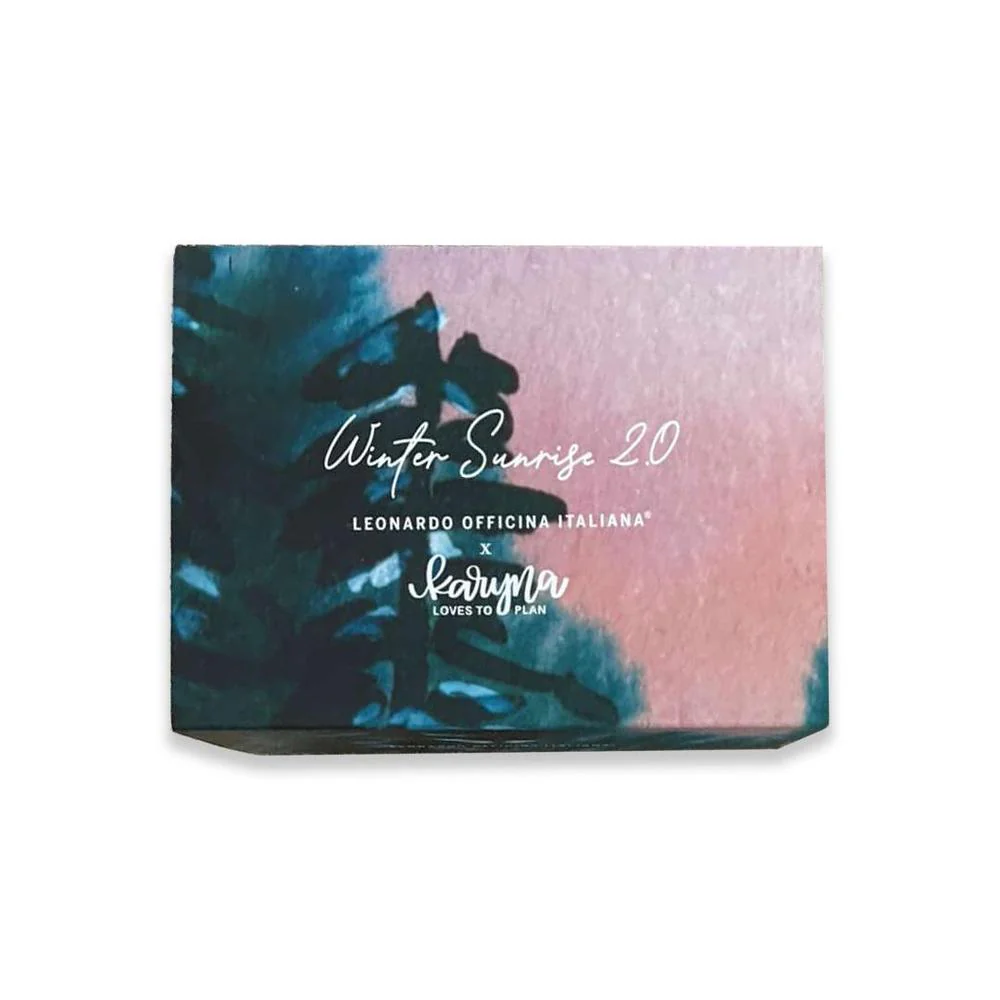 Leonardo × @karynalovestoplan - Momento Zero Grande 2.0 Winter Sunrise Fountain Pen Set - Image 10