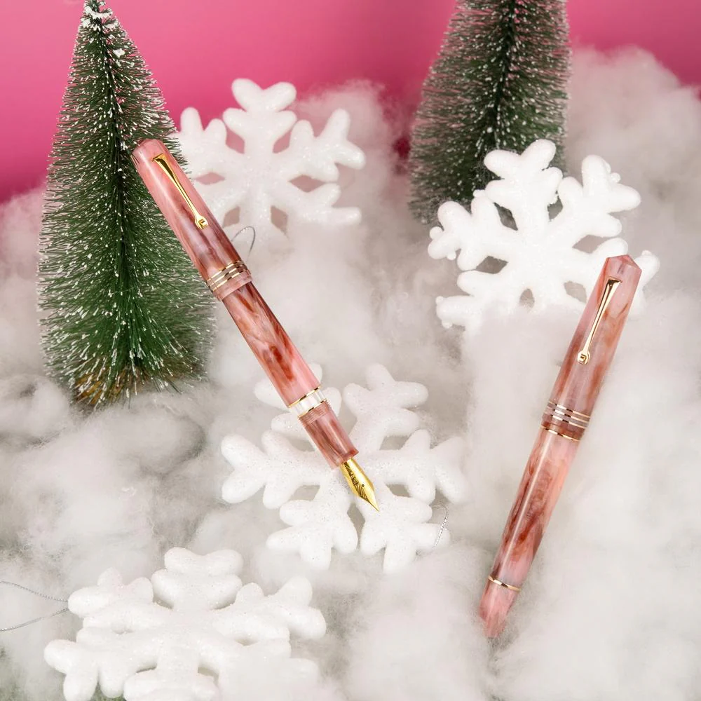 Leonardo × @karynalovestoplan - Momento Zero Grande 2.0 Winter Sunrise Fountain Pen Set - Image 3