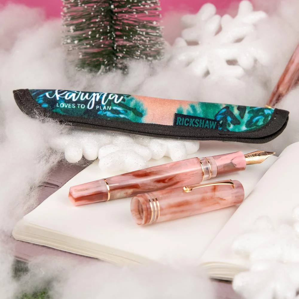 Leonardo × @karynalovestoplan - Momento Zero Grande 2.0 Winter Sunrise Fountain Pen Set - Image 4