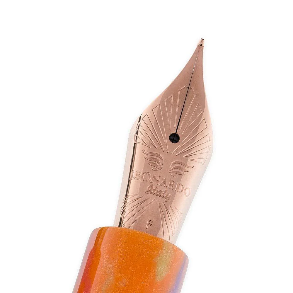 Leonardo × @micahfinds Rainbow Ice Candy (14K Gold) Fountain Pen - Image 2