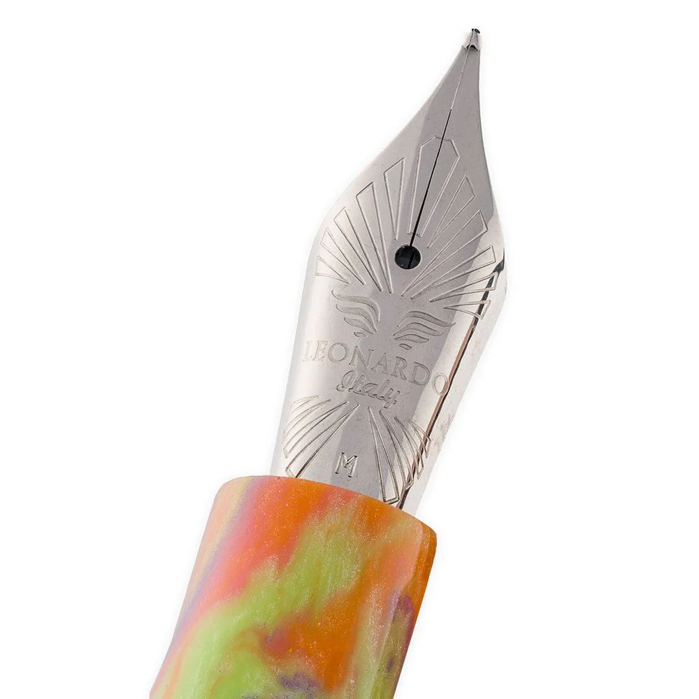 Leonardo × @micahfinds Rainbow Ice Candy Fountain Pen (Rhodium) - Image 3