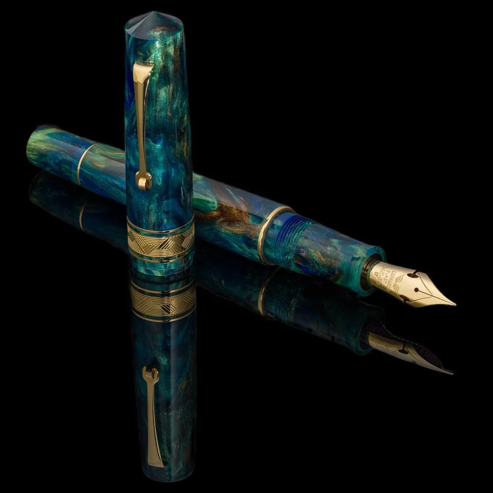 Leonardo × @micahfinds Revival (Copper Patina) 14K Gold Fountain Pen - Image 11