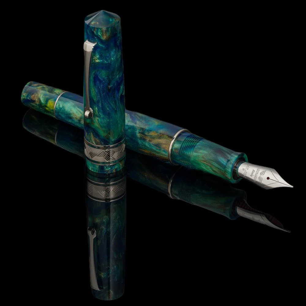 Leonardo × @micahfinds Revival (Copper Patina) 14K Gold Fountain Pen - Image 2