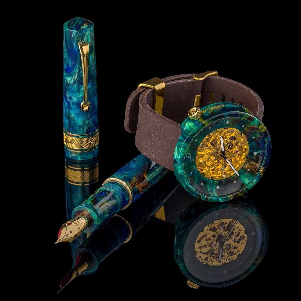 Leonardo × @micahfinds Revival (Copper Patina) Fountain Pen - Image 4