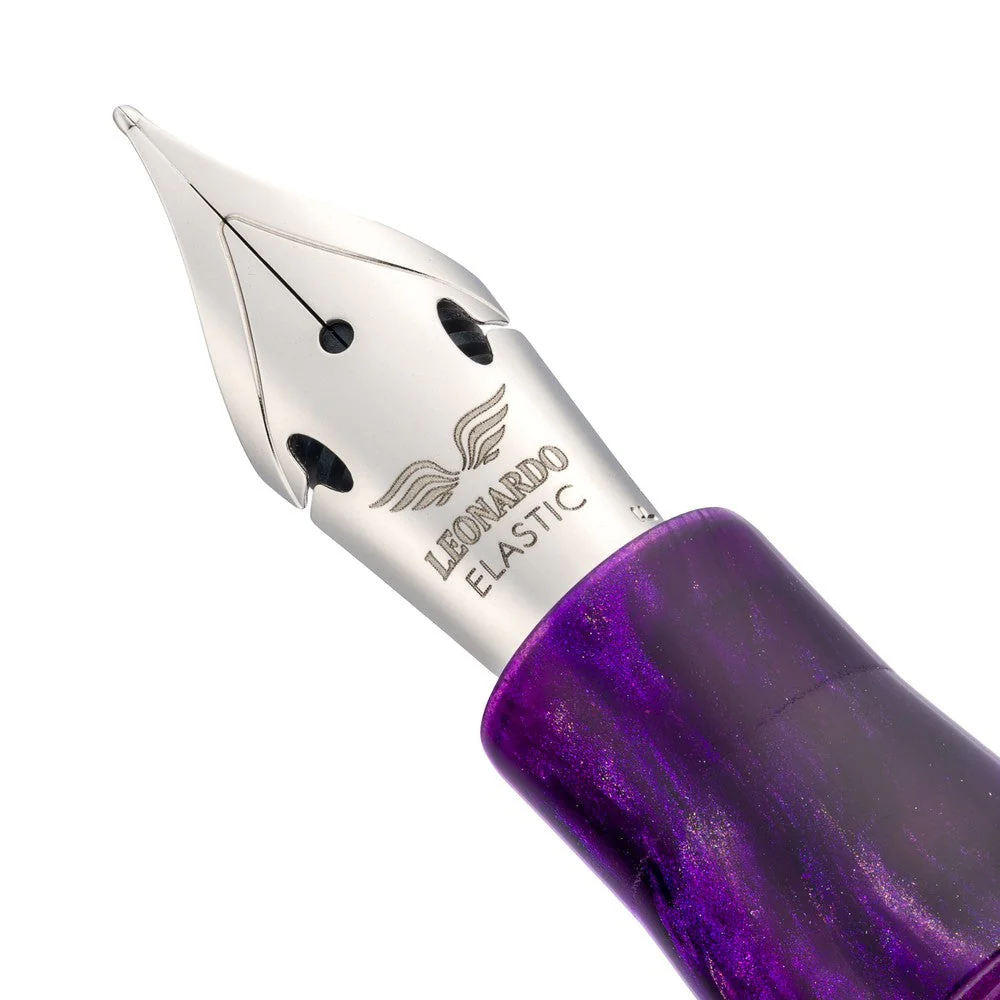Leonardo × @nibsandflourishes Fioritura Viola (Rhodium Trim) Fountain Pen - Image 10