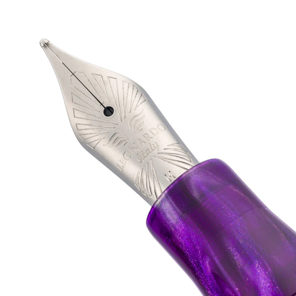 Leonardo × @nibsandflourishes Fioritura Viola (Rhodium Trim) Fountain Pen - Image 11