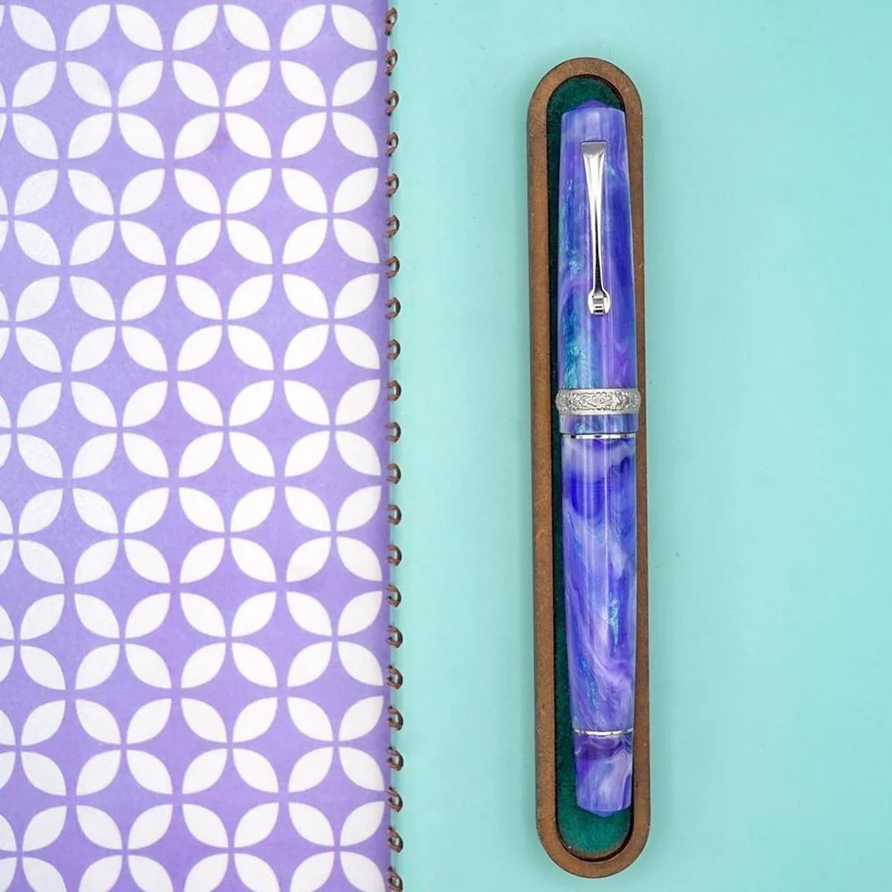 Leonardo × @nibsandflourishes Aster Bouquet Fountain Pen - Image 13