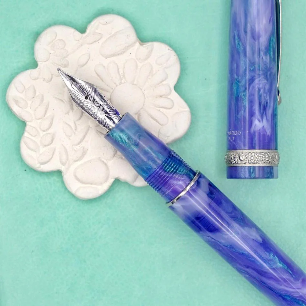 Leonardo × @nibsandflourishes Aster Bouquet Fountain Pen - Image 15