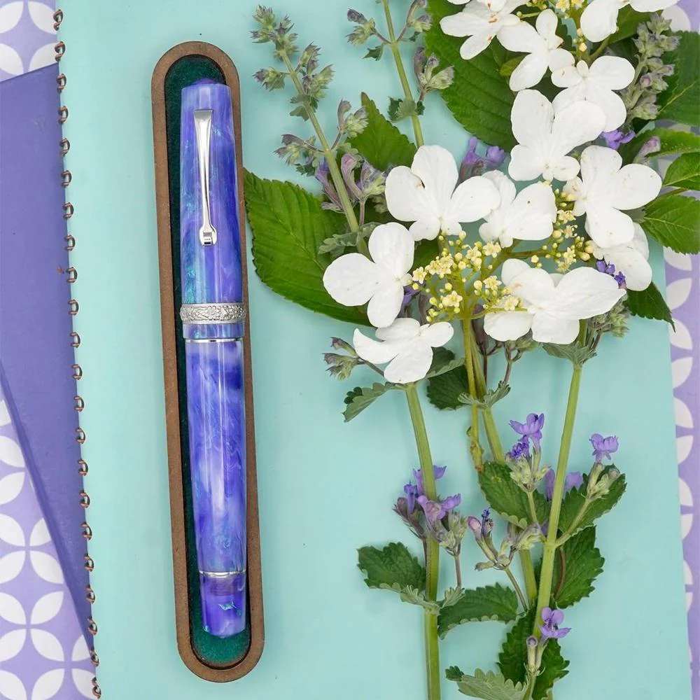 Leonardo × @nibsandflourishes Aster Bouquet Fountain Pen - Image 16