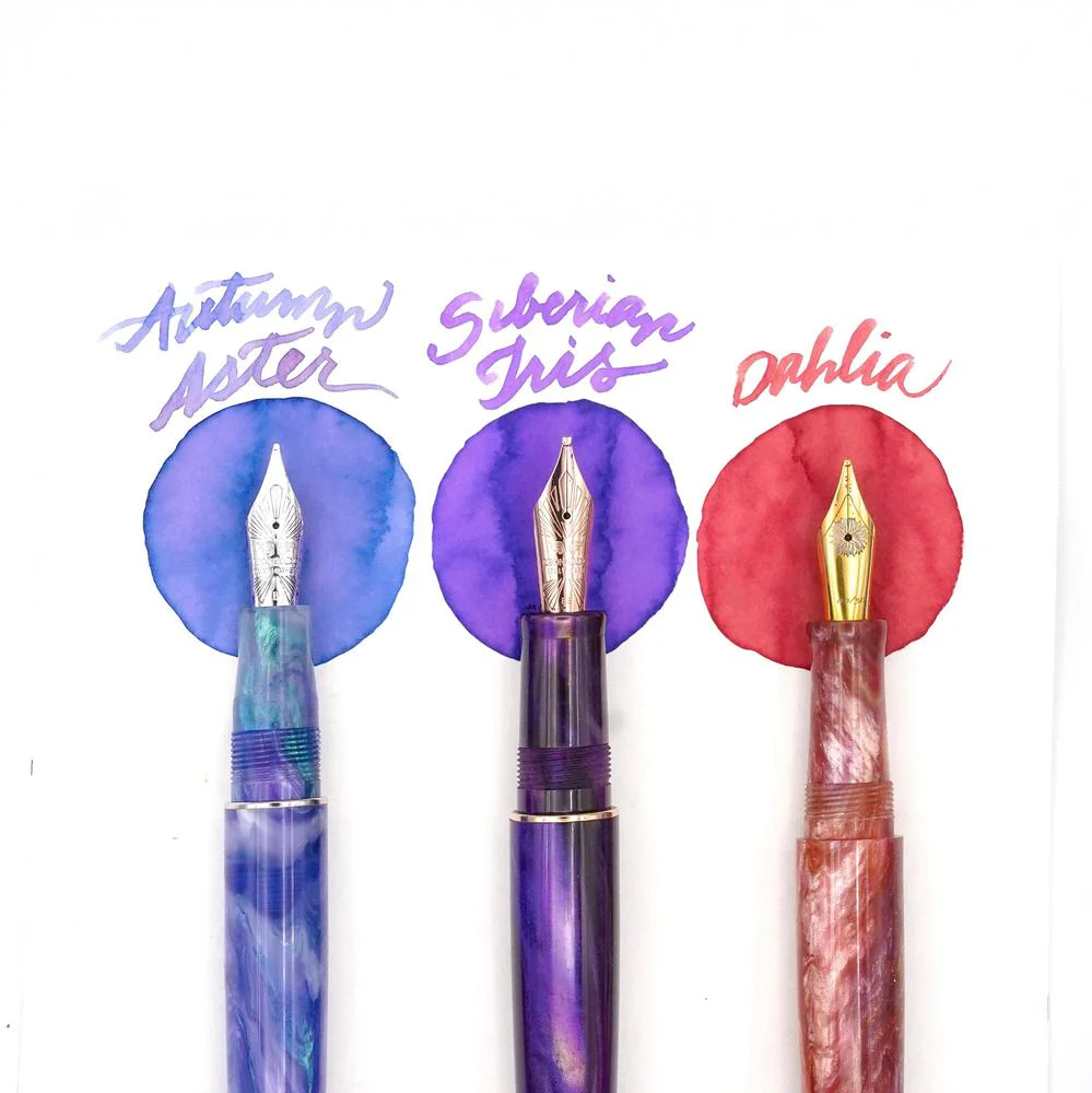 Leonardo × @nibsandflourishes Aster Bouquet Fountain Pen - Image 18