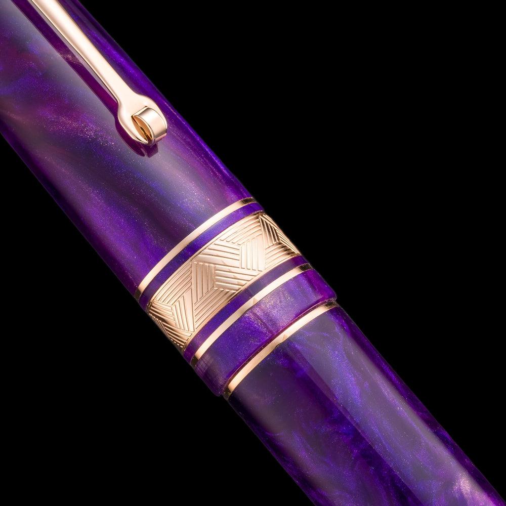 Leonardo × @nibsandflourishes Momento Zero Fioritura Viola Fountain Pen - Image 6