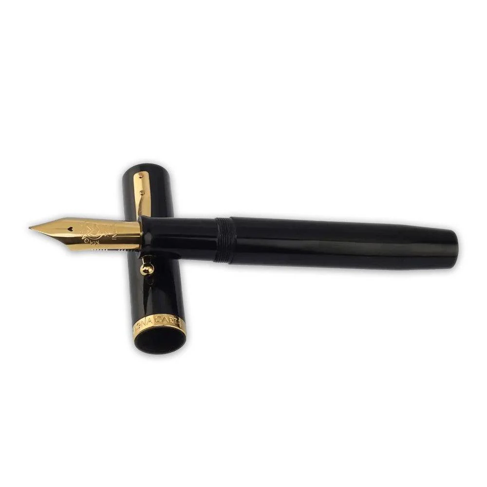 Magna Carta Fountain Pen - MAG 1000 - Black Nikko Ebonite - Image 3