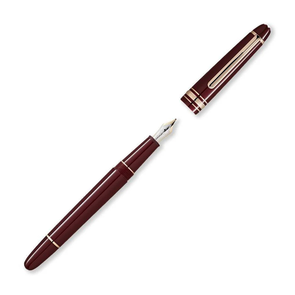 Montblanc Fountain Pen - 145 Meisterstück - Classique Burgundy Red - Image 4