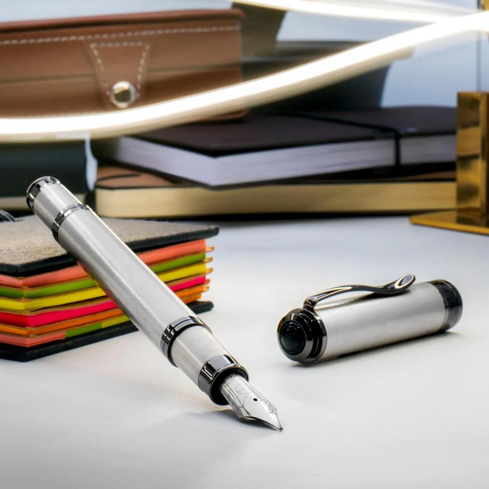 Monteverde Fountain Pen - Innova Ti (Titanium) - Numbered Edition (2025) - Image 3