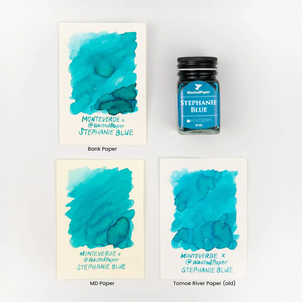 Monteverde × @wastedpaper Stephanie Blue (30ml) - Image 3