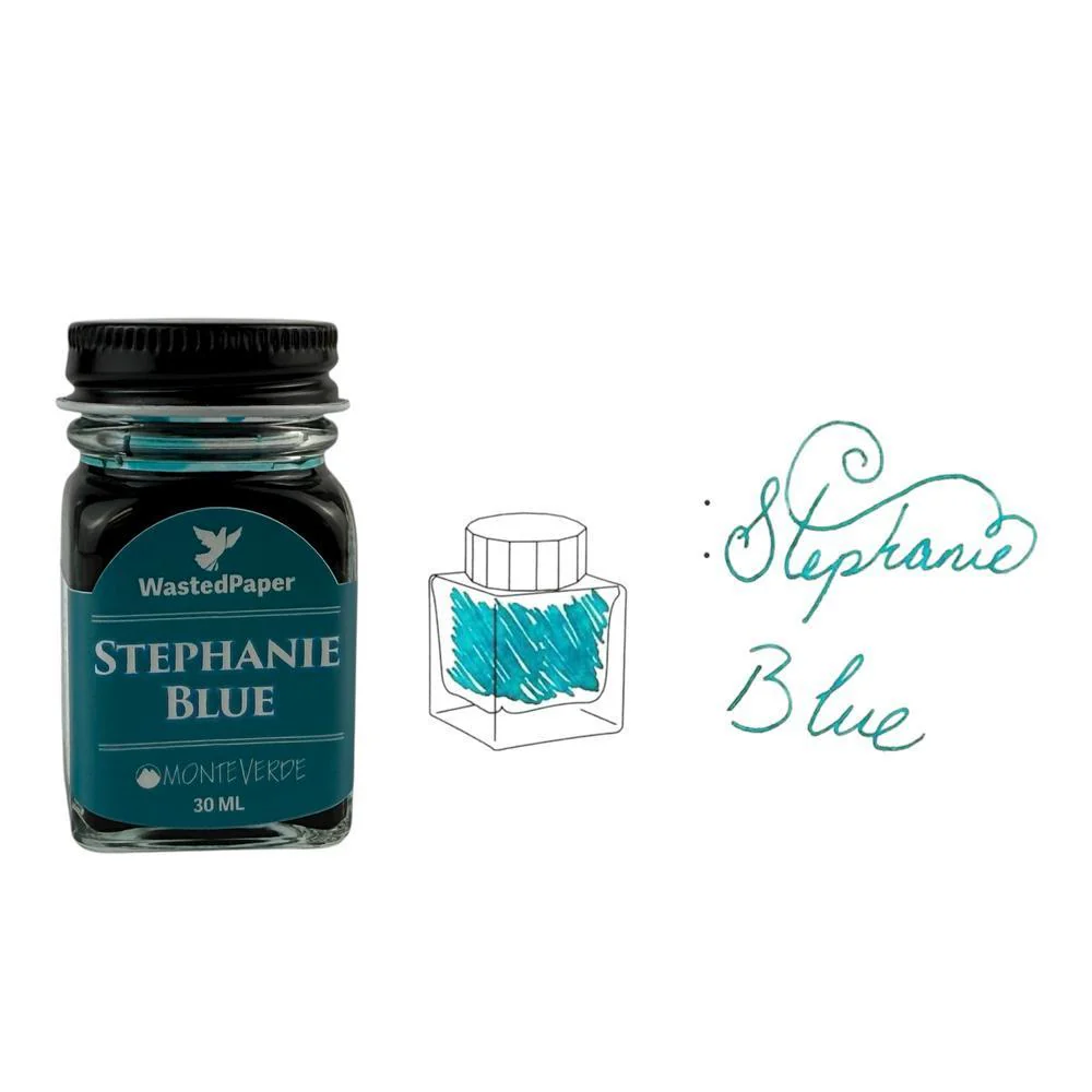 Monteverde × @wastedpaper Stephanie Blue (30ml) - Image 5