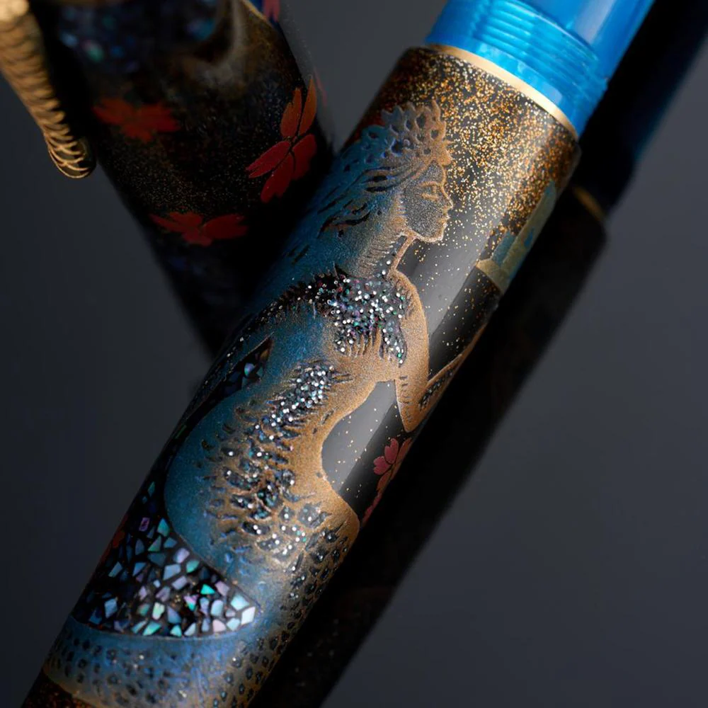 Nino Marino Fountain Pen - Parthenope Maki-e - The Song of Two Seas - Limited Edition (2026) - Image 3