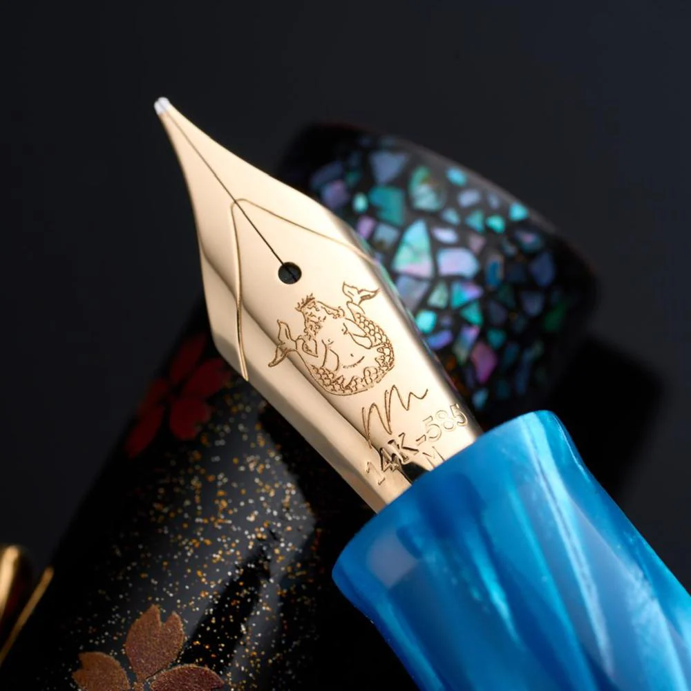 Nino Marino Fountain Pen - Parthenope Maki-e - The Song of Two Seas - Limited Edition (2026) - Image 5