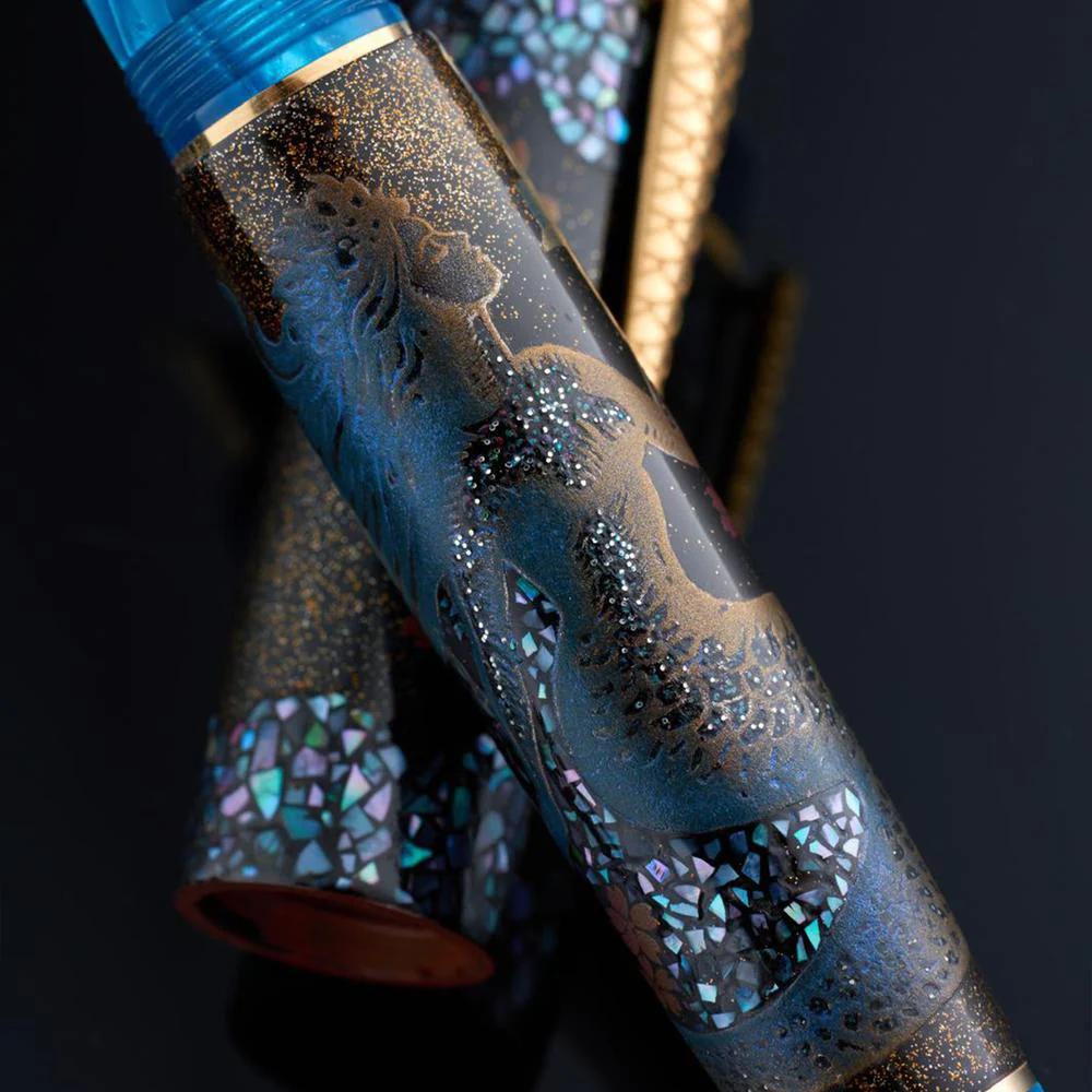 Nino Marino Fountain Pen - Parthenope Maki-e - The Song of Two Seas - Limited Edition (2026) - Image 6