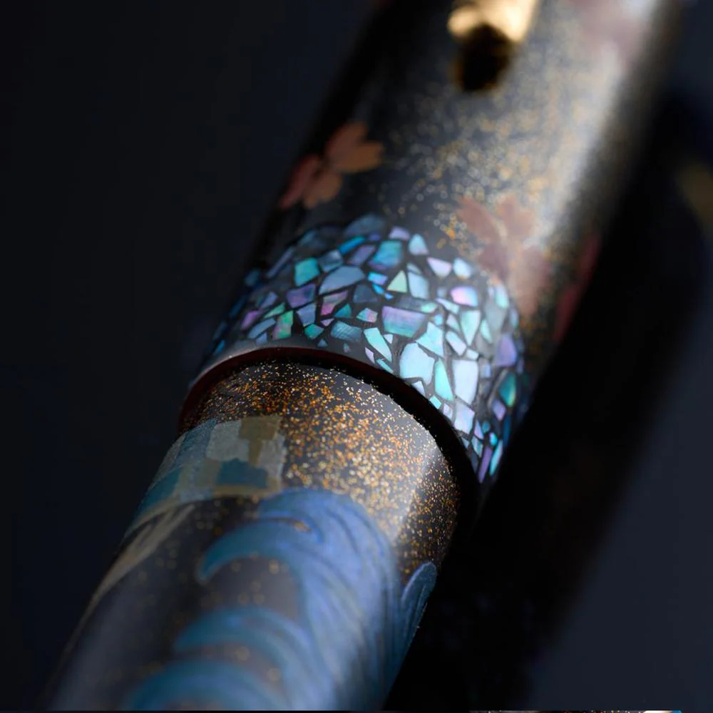 Nino Marino Fountain Pen - Parthenope Maki-e - The Song of Two Seas - Limited Edition (2026) - Image 7