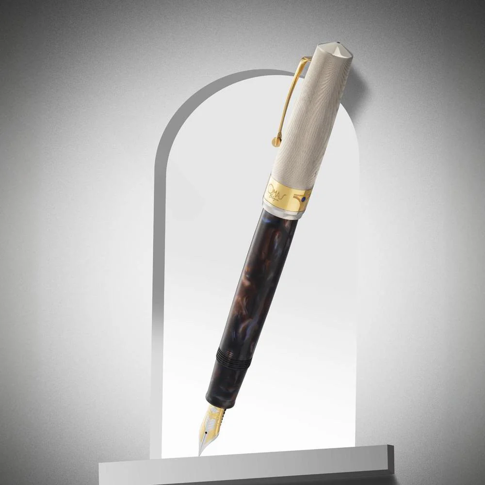 Omas Fountain Pen - Bologna Galassia Argento - Limited Edition (2025) - Image 3