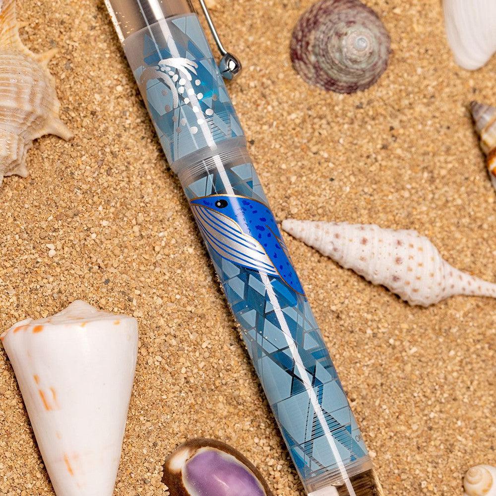 Opus 88 Fountain Pen - Demonstrator Ocean Series - Whale - Image 4