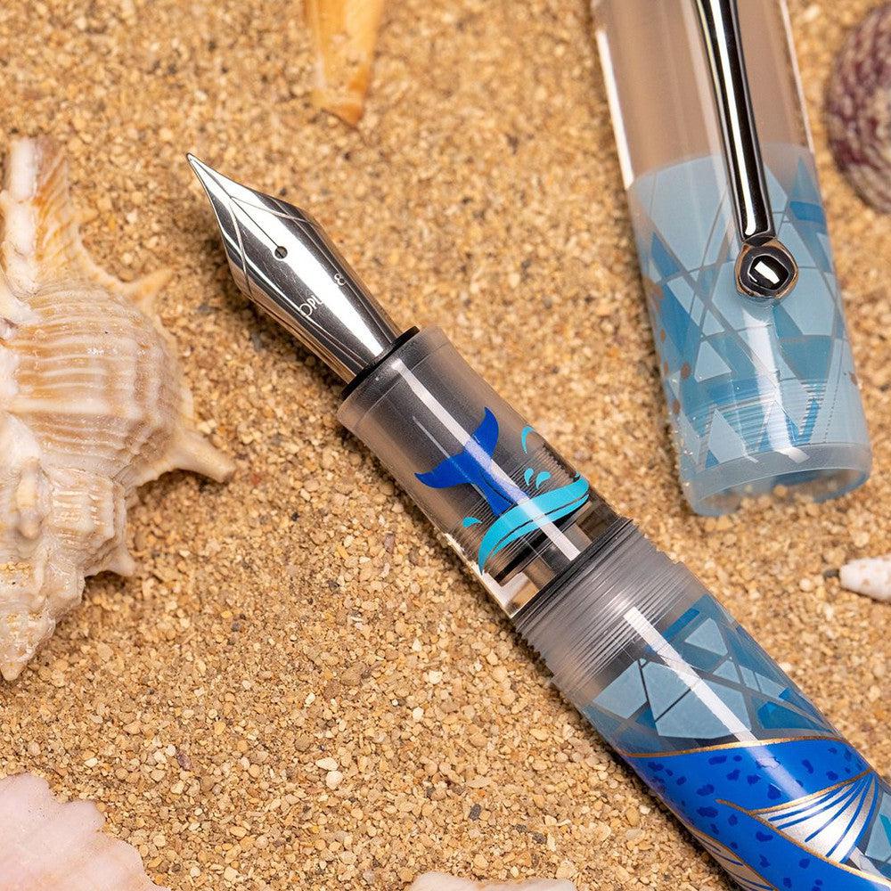 Opus 88 Fountain Pen - Demonstrator Ocean Series - Whale - Image 8